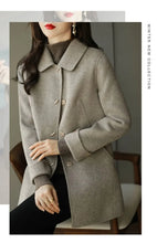 Load image into Gallery viewer, Minimalist French Wool Blend Coat
