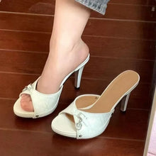 Load image into Gallery viewer, Women's Slippers Elegant High Heeled Shoes Fashion Dress Sandals Sexy Luxury Pumps New 2025 Summer Designer Sandalias De Mujer
