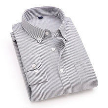 Load image into Gallery viewer, Vertical Striped Oxford Cotton Shirt
