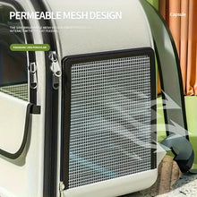 Load image into Gallery viewer, Large Capacity Breathable Mesh Portable Foldable Pet Carrier Backpack for Dog and Cat Outdoor Travel Camping Hiking Supplies
