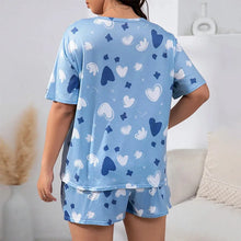 Load image into Gallery viewer, Plus Size Printed Pajama Set
