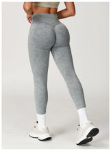 Load image into Gallery viewer, Solid Color Women Yoga Pants High Waist Stretch Gym Leggings Fitness Running Trousers
