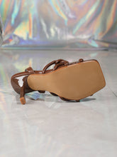 Load image into Gallery viewer, Women Square Toe Slingback Heel Sandals
