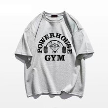 Load image into Gallery viewer, Summer Gym T-Shirts 100 Cotton Oversized Women's T Shirt Graphic Print Sporty Men Tee High Quality Men's Clothes Free Shipping
