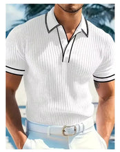 Load image into Gallery viewer, Men's Summer New Short-sleeved Lapel Casual Business Dress POLO Breathable Beach Sports Top
