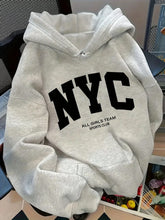 Load image into Gallery viewer, New York Team Navy Blue Zip Hoodie (Fall/Winter)
