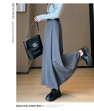 Load image into Gallery viewer, Elegant Skirts for Women Korean Style Long Skirt Female Black Pleated Midi Skirt Women's Clothing Office Lady Skirts Outfits New
