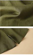 Load image into Gallery viewer, Women's Shorts Cotton Linen High Waisted Short Pants Casual Loose Solid Purple Button Summer Shorts for Women
