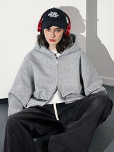 Load image into Gallery viewer, Warm Hooded Double Zip Jacket
