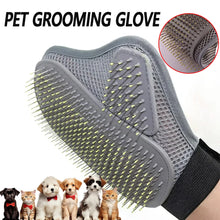 Load image into Gallery viewer, TPR Metal Needle Deshedding Glove
