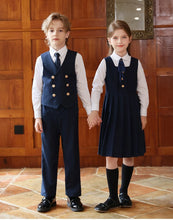 Load image into Gallery viewer, British Style Kids Vest Suit
