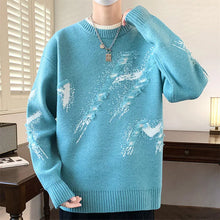 Load image into Gallery viewer, Patchwork Distressed Knit Pullover
