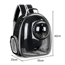 Load image into Gallery viewer, Pet Cat Carrying Bag Space Pet Backpacks Breathable Portable Transparent Backpack Puppy Dog Transport Carrier Space Capsule Bags
