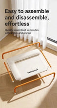 Load image into Gallery viewer, Pet Furniture Mesh Elevated Dog Beds Breathable Removable Raised Dog Bed with Pillow Outside Dog Bed Cat Patio Sunbathing
