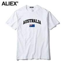 Load image into Gallery viewer, Australia Flag Cotton Graphic Tee
