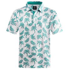 Load image into Gallery viewer, Hawaiian Print Streetwear Polo Shirt

