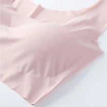 Load image into Gallery viewer, Wire-Free Sports Bra Seamless Ice Silk Small Chest Push-up Bra Prevent Sagging Thin Back Beauty Large Size Bra
