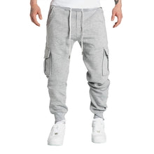 Load image into Gallery viewer, New Mens Sweatpants Straight Fit Joggers for Sports and Streetwear Loose Oversized Drawstring Long Pants Men Multi-pocket Pants
