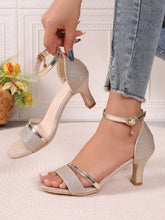 Load image into Gallery viewer, Women High Heels Sandals Summer Fashion Party Shoes for Women Comfortable Open Toed Thin Heels Sandals Designer Luxury Sandals
