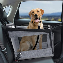 Load image into Gallery viewer, Portable Car Pet Seat Stable Dog Carrier with Safety Mesh Protector Waterproof Design for Puppy Travel Outdoor Use
