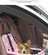 Load image into Gallery viewer, Pet Dog Car Carrier Seat Bag Waterproof Basket Folding Hammock Pet Carriers Bag For Small Cat Dogs Safety Travelling Mesh
