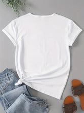 Load image into Gallery viewer, Women T Shirts Cartoon Printed Funny Couple Sweet Short Sleeve O Neck Loose Y2k Harajuku Tops Female Casual Tshirt Streetwear
