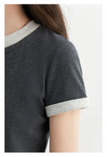 Load image into Gallery viewer, Color Contrast Patchwork Sport Tee
