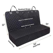 Load image into Gallery viewer, Dog Car Seat Cover Pet Travel Carrier Mattress Waterproof Dog Car Seat Protector With Middle Seat Armrest For Dogs
