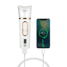 Load image into Gallery viewer, Mist Sprayer Handheld Nano Beauty Instrument Mini Hydrating Humidifier Skin Care LED Display Portable Facial Steamer Nebulizer
