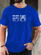 Load image into Gallery viewer, Men's T-Shirt 100% Cotton Summer Casual Soft Creative Letter Print Round Neck Breathable Short Sleeve T-Shirts 2025 New Tees
