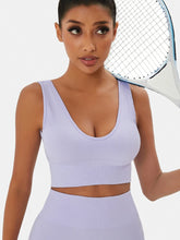 Load image into Gallery viewer, Sports Yoga Women's Bra Ribbed Shockproof Fitness Workout Bralette Sexy Elastic Backless Underwear Push-Up Bra Sportswear Tops
