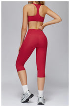 Load image into Gallery viewer, Yoga Set 2PCS Women Sportswear Workout Clothes Seamless Athletic Wear Gym Legging Fitness Bra Crop Top Long Sleeve Sports Suits
