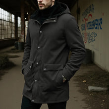 Load image into Gallery viewer, Long Zippered Casual Trench Coat
