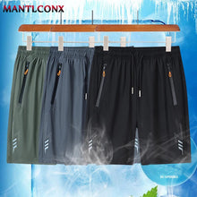 Load image into Gallery viewer, Summer New Joggers Men Shorts Quick Dry Sports Running Shorts Men Fashion Breathable Elastic Waist Board Short Pants Male Bottom
