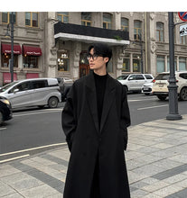 Load image into Gallery viewer, Korean Inspired Long Windbreaker
