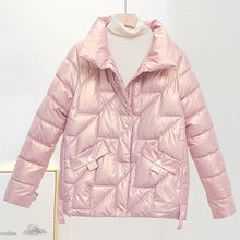 Load image into Gallery viewer, Glossy Winter Cotton Padded Parka
