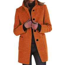 Load image into Gallery viewer, Womens Wool Cardigan Coats With Pockets Ladies Lapel Long Jacket Coat Fashion Solid Casual Winter Jackets for Women Plus Coat

