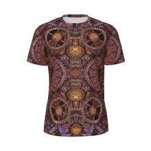 Load image into Gallery viewer, Gym T Shirt For Men Steampunk Design T-Shirts Fashion Wonderful Clockwork Vintage Summer Tees O Neck Streetwear Design Tops
