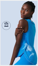 Load image into Gallery viewer, Yoga Sport Top Women Gym T Shirt Workout Clothing Wear Loose Cover Hip Shirt Quick Dry Vest Cropped Blouse Cool Tank Tops
