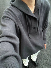 Load image into Gallery viewer, New Autumn Winter Sweaters for Men Loose Trendy Brand Hooded Pullover Sweaters
