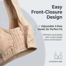Load image into Gallery viewer, Sports Bra for Women Minimizer Support Front Closure Posture Corrector Shaper Push Up Yoga Fitness Running Padded Bralette
