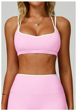 Load image into Gallery viewer, Sport Bras Women Breathable Sports Bra Shockproof Fitness Tops Push Up Gym Crop Top Brassiere Gym Workout Top Seamless Yoga Bra
