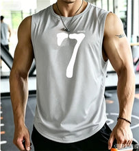 Load image into Gallery viewer, SPORTS 7 New Men Tank Tops Sleeveless Shirt Polyester Mesh Material Quick Dry Breathable Men Workout Fitness Basketball Top Tee

