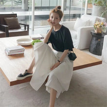 Load image into Gallery viewer, Skirts Pants Women Autumn Solid Asymmetric Trendy Design Simple High Waist Korean Elegant Leisure All-Match Streetwear Chic Ins

