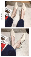 Load image into Gallery viewer, Women High Heels Slippers  Baotou Women Shoes Sexy Pointed Toe Chunky Heels Mules Outdoor Walking Slides Chaussure Femme 2024
