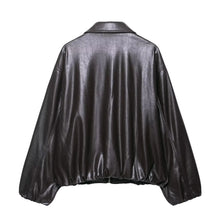 Load image into Gallery viewer, Faux Leather High Street Jacket
