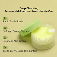Load image into Gallery viewer, Makeup remover cream deeply cleanses the face, eyes, and lips with a gentle and non irritating makeup remover oil

