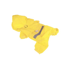 Load image into Gallery viewer, Pet Dog Raincoat Waterproof Puppy Cat Rain Coat Jacket Hooded Outdoor Rainwear Jumpsuit Clothes Small Medium Dogs Apparel
