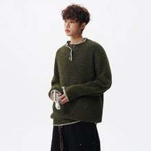 Load image into Gallery viewer, Korean Button Knit Pullover
