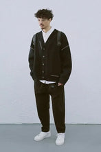 Load image into Gallery viewer, Retro Patchwork Knit Cardigan
